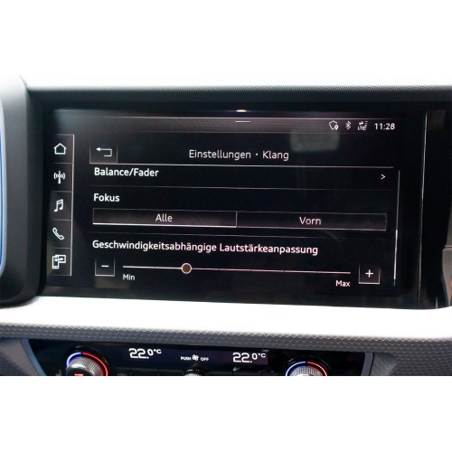 Audi A1 GB Complete set van actieve luidspreker geluidssysteem